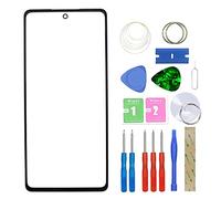 MovTEK Ecran Tactile Vitre Avant Kit de Remplacement pour Samsung Galaxy S20 FE 5G G781B / A52 5G A526 6.5" avec Trousse à Outils - Noir