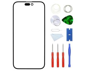 MovTEK Ecran Tactile Vitre Avant +OCA Compatible avec iPhone 14 Pro avec Remplacement Kit -6.1"