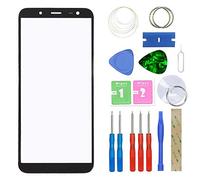 MovTEK Ecran Tactile Vitre Avant Remplacement pour Samsung Galaxy J6 2018 J600F Lentille Extérieur Verre Noir