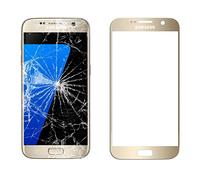 MovTEK Ecran Tactile Vitre Avant Remplacement pour Samsung Galaxy S7 G930F Lentille Extérieur Verre Or