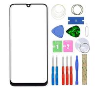 MovTEK Kit de Remplacement de Ecran Tactile Vitre Avant d'origine pour Samsung Galaxy A30 A305/ A50 A505/ A50s A507/ M30 M305 6.4" Lentille Extérieur Verre avec l'outil de séparation Noir