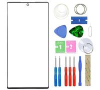 MovTEK Kit de Remplacement de Ecran Tactile Vitre Avant d'origine pour Samsung Galaxy Note 10+/Plus 4G/5G N975F Lentille Extérieur Verre avec l'outil de séparation Noir