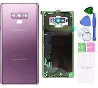 MovTEK Vitre Arriere Cache Batterie d'origine Remplacement pour Samsung Note 9 N960F Ecran Arrière avec Lentille de Caméra et Outils - Violet Lavande