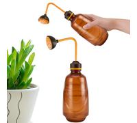 MOVYEE Pulvérisateur d'eau,450ML Arrosoir Plante Intérieur,Pulverisateur a Main,Petit Arrosoir pour Bonsaïs,Plantes Délicates et Fleurs (Marron)
