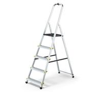 MOWA Escabeau professionnel en aluminium 5 marches