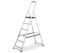 MOWA Escabeau Professionnel en Aluminium 6 marches