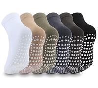 Mowenti Chaussette Antiderapante Bebe Enfant 1-3 Ans Chaussettes Antidérapantes Bébé Fille Garcon Hiver Lot de 6 Coton Socquettes Hautes Couleur_1