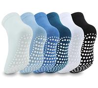 Mowenti Chaussette Antiderapante Bebe Enfant 6-12 Mois Chaussettes Antidérapantes Bébé Fille Garcon Hiver Lot de 6 Coton Socquettes Hautes Couleur_3