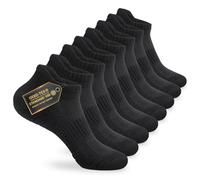 Mowenti Chaussette Hommes Courte Chaussettes Noire Homme 47-50 8P Socquettes Femmes Coton Soquette Antidérapantes Femme Chaussettes Évacuant L'Humidité Chausette de Sport Chaussettes Running