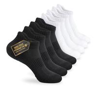 Mowenti Socquettes Homme 43-46 Chaussettes Blanches Homme 43-46 Noire 8P Chausette Courte Hommes Soquette Femmes Hommes Coton Chaussettes Antidérapantes Socquettes de Sport Hommes Socquettes Running