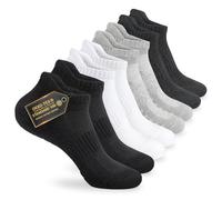 Mowenti Soquette Basse Femme Chaussettes Blanches Femmes 35-38 Noir 8P Chaussettes Blanche Socquettes Courtes Gris Foncé Gris Clair Chaussettes Coton Chausette Antidérapantes Femme de Sport
