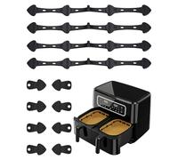 MOWETOO Aimants pour Papier de Cuisson Airfryer - 12 Pièces Aimants en Silicone Magnétiques pour Fixer le Papier de Cuisson, Aimants Airfryer Accessoires pour Ninja, Philips, Cosori