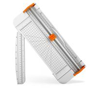 MOWETOO Massicot Coupe-Papier A4, Machine De Découpe Avec Verrouillage | De Sécurité Automatique, Outil De Scrapbooking Pour Couper Du Papier Pour Scrapbooking, Papier Kraft, Carton, Étiquette