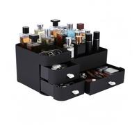 Mowhut Organiseur de Cologne pour homme, organisateur de parfum, support de Cologne, support de maquillage, rangement de comptoir de salle de bain, décoration de salle de bain, cadeaux pour hommes