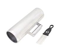 Mowind Guiro en acier inoxydable 30,5 cm 10,2 cm Instrument de percussion musical Outil d'entraînement avec racloir