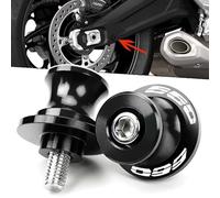 MOWOK 2 pièces M8 Diabolos Moto Accessoires pour Trident660 Trident 660 2021 2022 2023 2024 per Tiger 660 Sport Curseurs de Bras Oscillant Support Montage (Noir)