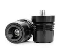 MOWOK Embout de Guidon Moto Accessoires pour Kawasaki Z900 Z800 Z1000 Z1000SX Z400 ZX6R ZX10R Z750 Ninja 250 300 1000 SX Versys650 2017-2025 Capuchons de Guidon (Noir)