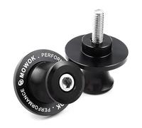 MOWOK M6 Diabolos Moto Accessoires pour MT 09 10 125 R7 R1 R6 R25 R9 FZ6 TRACER 7 9 700 900 GT XSR900 Tenere700 TRK 502 702 X Aprilia RS660 RS V4 Curseurs de Bras Oscillant Support Montage (Noir)