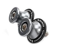 MOWOK M8 Diabolos Moto Accessoires pour S1000 R XR RR GSR 600 750 GSXR GSXS 1000 GSX-8S Vstrom SV650 CBR 600 1000 900 954 RR Trident 660 Curseurs de Bras Oscillant Support Montage (Gris)