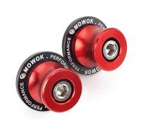 MOWOK M8 Diabolos Moto Accessoires pour S1000 R XR RR GSR 600 750 GSXR GSXS 1000 GSX-8S Vstrom SV650 CBR 600 1000 900 954 RR Trident 660 Curseurs de Bras Oscillant Support Montage (Rouge)