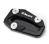 MOWOK Plaque de support Extension de béquille latérale moto pour TMAX 530 SX DX 2017 2018 2019 TECH MAX tmax560 2020 2021 2022 2023 2024 T-MAX 560 TMAX (Noir 2017-2024)