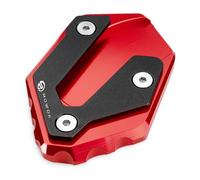 MOWOK Plaque support latéral Extension Béquille Moto Accessoires pour MT07 MT09 TRACER 9 GT 7GT 900GT 700GT XSR 700 900 R7 R125 FZ6 XJ6 MT-125 MT-09 SP 2024 (Rouge)