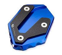 MOWOK Support latéral Extension Béquille Moto Accessoires pour MT07 MT09 TRACER 9 GT 7GT 900GT 700GT XSR 700 900 R7 R125 FZ6 XJ6 MT-125 MT-09 SP 2024 (Bleu)