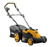MOWOX POWER Tondeuse Électrique Puissante, 1800W, Largeur de Coupe 43CM, Réglage de la Hauteur sur 5 Positions, Guidon Pliable, Bac à Herbe de 50L