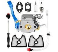 Mowtiler 125B Carburateur pour Husqvarna 125B 125BX 125BVX 590460102 545081811 Souffleur à feuilles Jonsered C1Q-W37 Carb avec kit de filtre à air 545112101