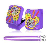 MOWYEOK Bitzee Interactive Toy, étui de protection en silicone antidérapant et anti-rayures pour accessoires de jouets interactifs de Bitzee avec cordon (violet)