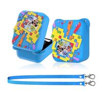 MOWYEOK Bitzee Interactive Toy, étui de protection en silicone antidérapant et résistant aux rayures, pour accessoires de jouets interactifs de Bitzee, avec cordon (bleu)
