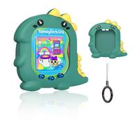 MOWYEOK Coque de protection en silicone résistante aux chocs Motif de dessin animé pour Tamagotchi Uni Accessoire de console de jeu avec boucles