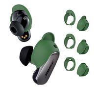 MOWYEOK Lot de 3 paires de cache-oreilles compatibles avec Bose QuietComfort Ultra, 3 tailles, en silicone souple, antidérapants, pour casque Boss et sport, noir