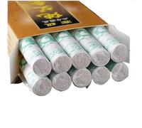Moxa naturel pur roule des,Moxa Cone Rouleau de Moxa, bâton de Tube de Moxa, Moxibustion pure, 18x200mm, 10 pièces/boîte(02)