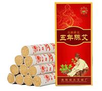 Moxa Roll Sticks,Moxa Sans Fumée Cinq ans Moxa - Natural Rolls Sticks MOxibustion Mushamp Stick Wild Mugwort