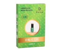 Moxa Sans Fumée, Moxibustion Lot de 180 mini tubes Moxa auto-adhésifs for moxibustion, chauffage, point d'acupuncture(Smoke free)
