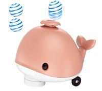 Moxeupon Balle électrique baleine - Jouet de lévitation pour animaux de compagnie - Fonction musicale et flexible - Ventilateur de refroidissement - Pour animaux de compagnie