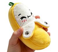 Moxeupon Banane en Peluche Doudou,Interactif,Jouet Banane Musicale en Peluche | pour Garçons Filles Canapé Lit Chambre Maison Crèche Anniversaire Vacances du Nouvel an