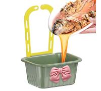 Moxeupon Capteur de Déchets Alimentaires pour Évier - Organisateur de Lavabo Monté sur Robinet - Récipient Multiusage pour Riz Fruits Viande Savon dans Appartement et Salle de Bains