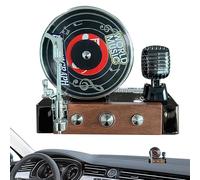 Moxeupon Désodorisant de voiture pour tourne-disque, platine disque, rotation à 360 °, style créatif cool, décoration d'aromathérapie rétro pour hommes adultes