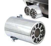 Moxeupon Embout d'échappement d'admission, Silencieux Tail Bolt- Tail Pipe Universel, Tuyau d'échappement Universel pour tuyaux d'sortie Voitures et camions