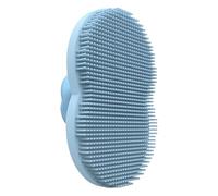 Moxeupon Exfoliant en silicone pour le visage, brosse de nettoyage de douche - Exfoliant ovale doux, exfoliant pour le corps et le massage pour les déplacements et la maison