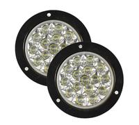 Moxeupon Feux stop de remorque, feux arrière de remorque | Feux arrière d'arrêt et de à LED Feux de recul intégrés - Kit de feux arrière LED 2 pièces pour remorque de camion Rv Ute Utv