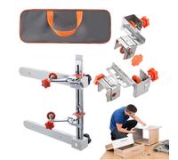 Moxeupon Gabarit pour Quincaillerie d'Armoire - Gabarit de Pose pour Poignées - Guides Coulissants Réglables Pour Assemblage Meubles Bricolage Bois Maison Cuisine