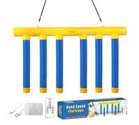 Moxeupon Jeu de réaction, Jeu de bâton Drop | Catching Sticks Game Reaction Training Toy,Défi de la Vitesse Manuelle, activité éducative pour Les Adultes pour, entraîneur réflexe, télécommande, 3