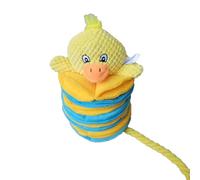 Moxeupon Jouet à mâcher pour chien - Jouet à mâcher en peluche en forme de canard - Soutien émotionnel interactif - Jouet à alimentation lente incassable - Enrichissement cognitif pour