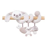 Moxeupon Jouet de siège auto - Jouet sensoriel - Accessoire de trottinette suspendu - Activités d'apprentissage animal pour les voyages en plein air filles garçons parc long voyage Crib