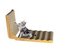 Moxeupon Jouet pour chat multifonction en forme de L avec fonction énigme, jouet interactif pour chatons pour l'intérieur et l'extérieur