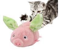 Moxeupon Jouet pour Chat Oiseau À Battement d'ailes | Anti-Ennui Interactif et Rechargeable,Activé par Le Contact pour Chaton,pour Chats Chatsons Chiots Salon Intérieur Extérieur Voyage