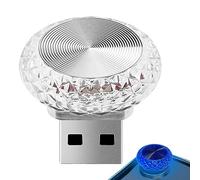 Moxeupon Lumières de décoration d'intérieur de voiture USB - lumière d'ambiance LED colorée USB - Éclairage d'ambiance LED pour l'intérieur de la voiture